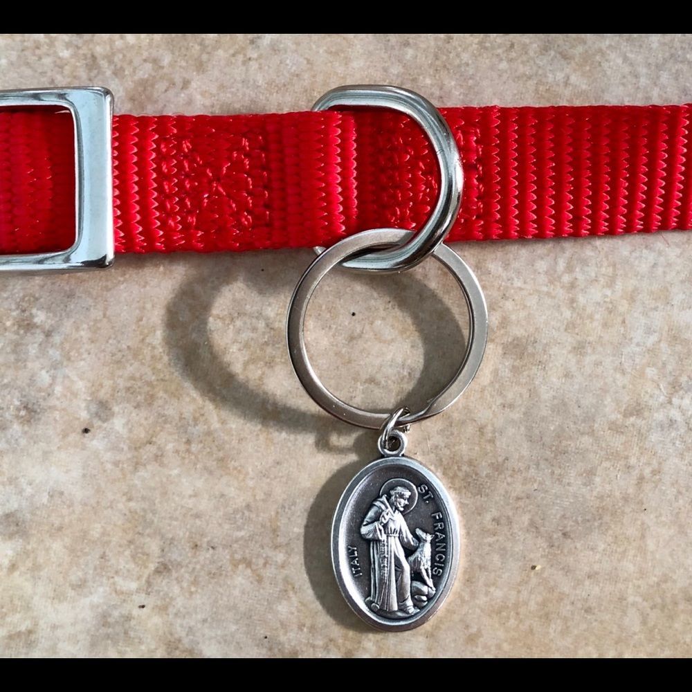 St Francis Pet Medal Tag - Saves Shelter Pets -USA - Picture 4 of 5